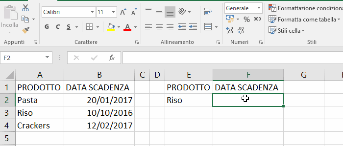 excel cambia le date nelle funzioni