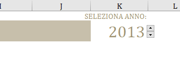elemento seleziona anno
