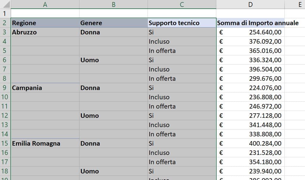 selezione