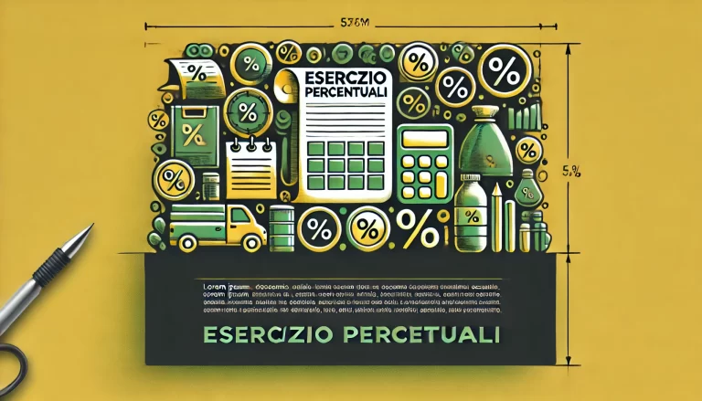 Excel percentuali esercizio