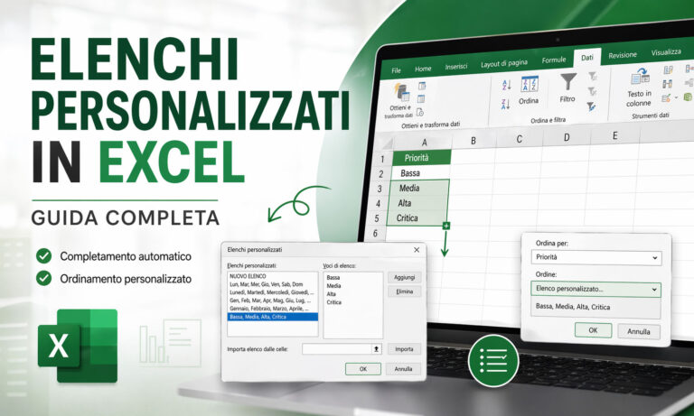 elenchi personalizzati excel